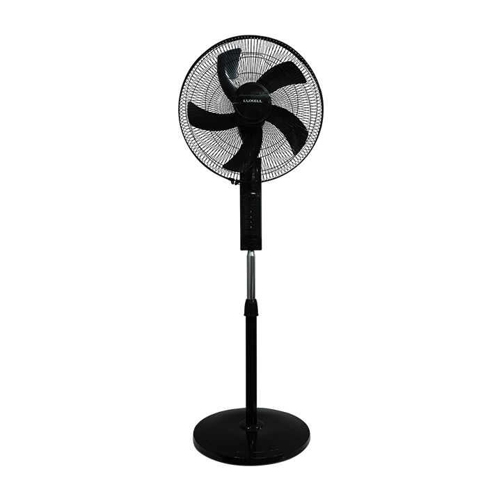 Luxell LXF-518 S Siyah Vantilatör 18'' ( 5 Pervane 150cm Yükseklik 3 Kademe Hız 18''42cm Çap)