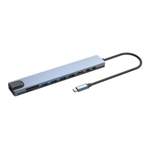SENSEI TYPE-C 10IN1 HDMI COK FONKSIYONLU USB 3.0 DOCK STATION