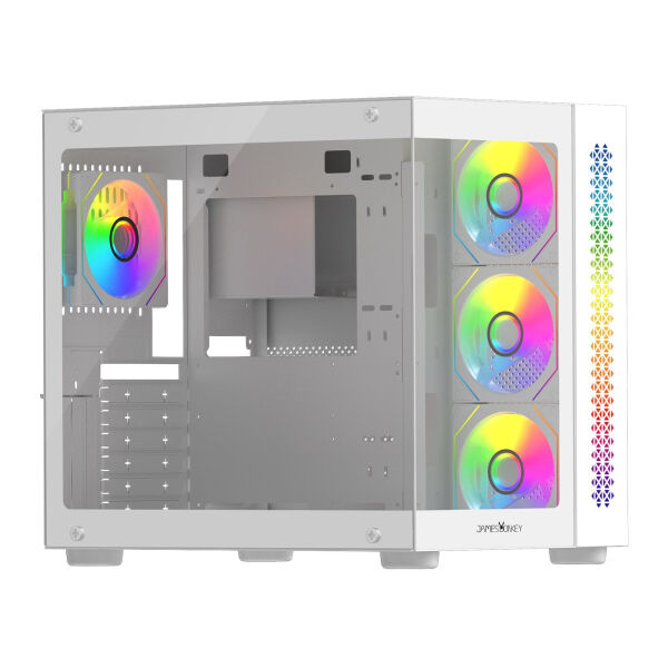 JAMES DONKEY STARK S800 4X ARGB 750W WHITE KASA