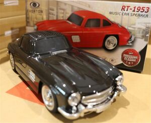 EVERTON RT-1953  Siyah Arabalı  Bluetooth Fm-Usb-Tf-Aux Şarjlı Nostaljik Radyo