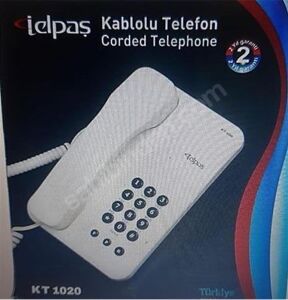 Telpaş KT-1020 krem Masa Üstü Telefon