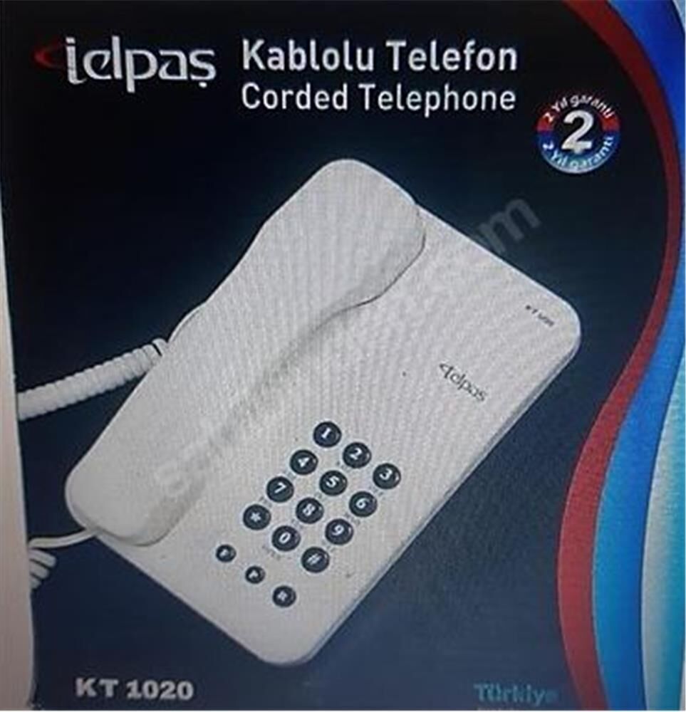 Telpaş KT-1020 krem Masa Üstü Telefon