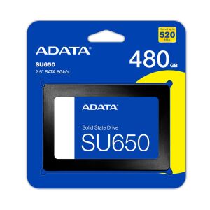 Adata 480GB 2.5'' SU650 520-450MB-s ASU650SS-480GT-R Ssd Harddisk
