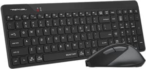 A4 TECH FG2400 Q SILENT 2.4 GHZ AİR2 SİYAH KLAVYE+MOUSE