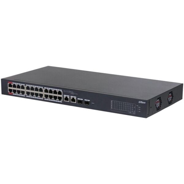 DAHUA CS4226-24ET-240 24 PORT 10/100 PORT 240W POE + 2XGIGABIT RJ45/2XSFP COMBO YÖNETİLEBİLİR RACKMOUNT SWITCH