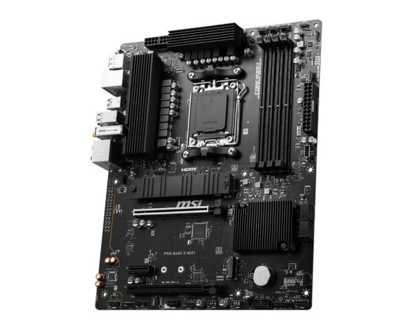 MSI PRO B650-S WIFI DDR5 7200(OC)MHz HDMI DP M.2 ATX AM5