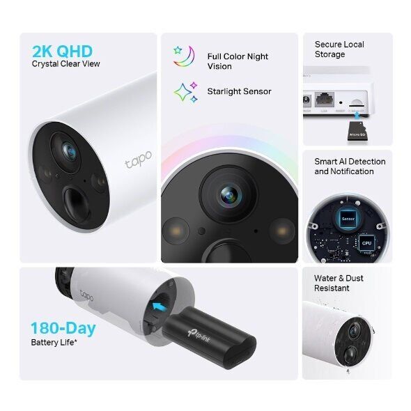 TP-LINK TAPO C420S2 KABLOSUZ GUVENLIK KAMERASI