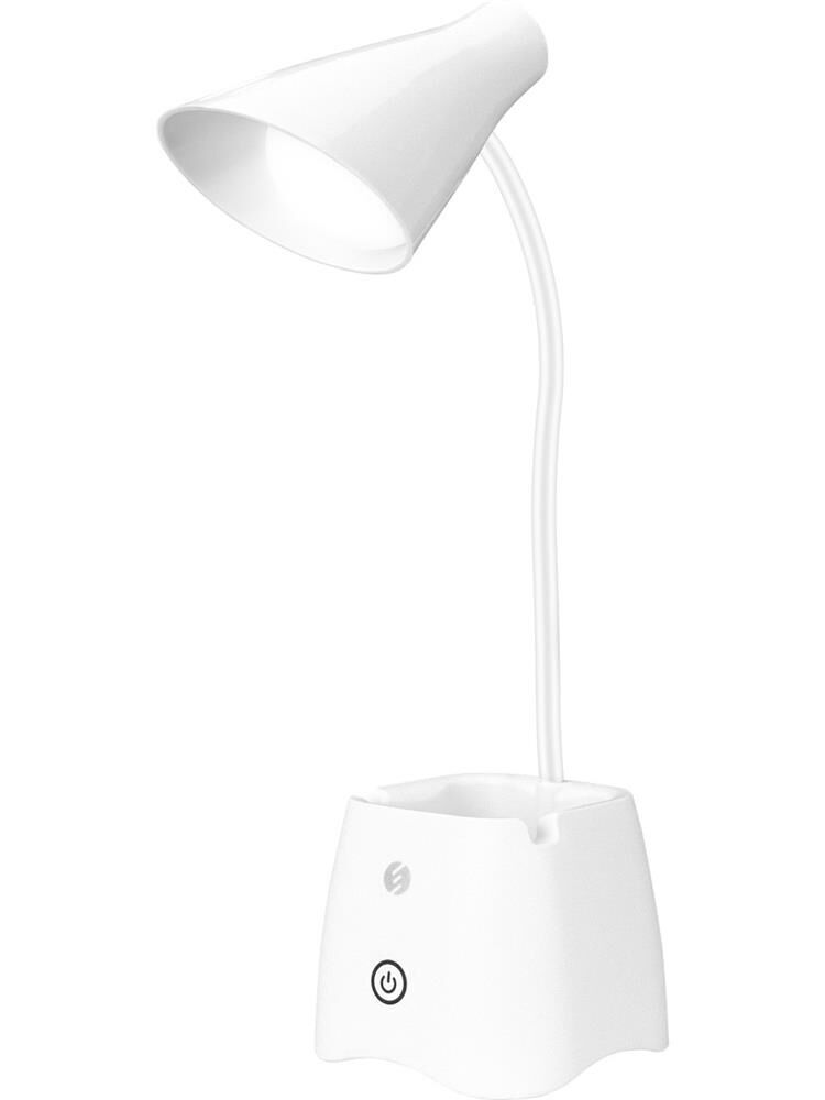S-link SL-M9001 3AA Pil ve Usb Destekli Beyaz Masa Üstü 15 SMD Ledli Okuma Lambası