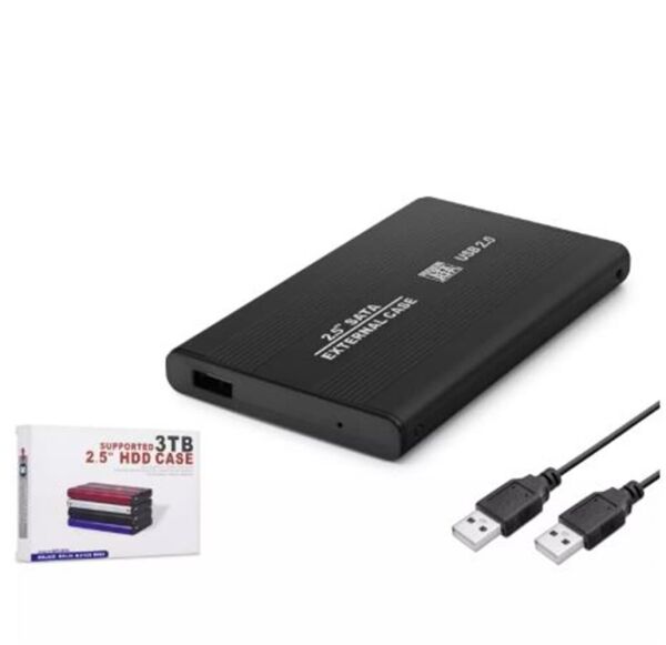 HADRON HDX1758 2.5'' HDD KUTUSU USB2.0 METAL SATA SİYAH