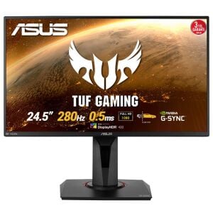 Asus 24,5'' Tuf Gaming VG258QM HDR Freesync Ve G-Sync Uyumlu 1920x1080 0.5MS 280HZ DP HDMI Monitör