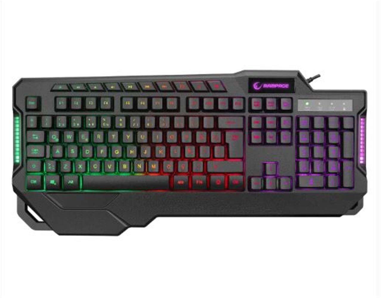 Rampage KB-R46 CARISMA USB Rainbow Aydınlatmalı Q Gaming Oyuncu Klavye