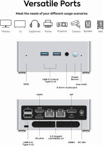 GMKtec Minisforum NAB9 Plus i9 12900HK 32GB 1TB Win11 Pro Mini PC
