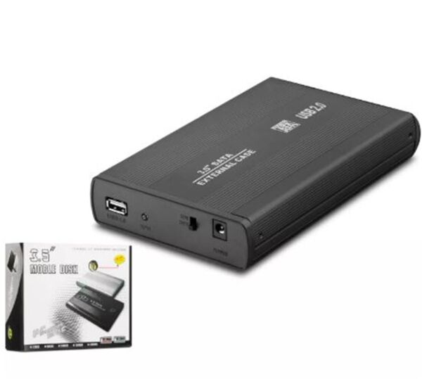 HADRON HDX1753 HDD KUTUSU USB2.0 METAL SATA 3.5'' SİYAH