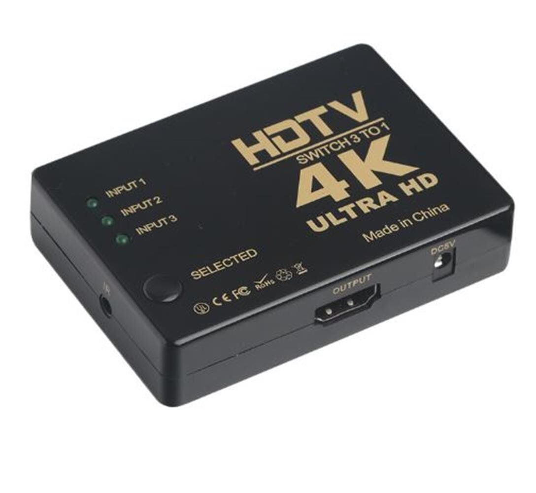Dark''DK-HD-SW3X1'' Full HD 3 Giriş 1 Çıkışlı HDMI Switch (Seçici)