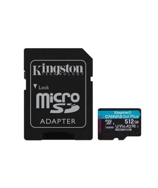 Kingston 512GB Canvas Go Plus microSD Gen4