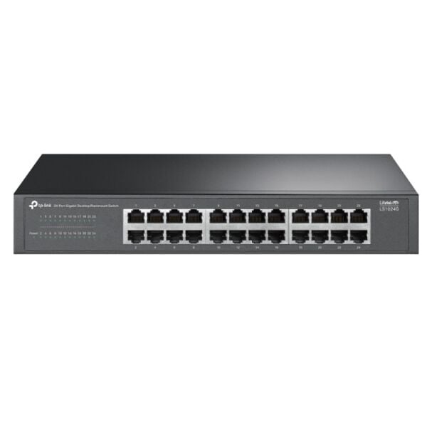 TP-LINK LS1024G 24 PORT GIGABIT MASAÜSTÜ RACKMOUNT SWITCH