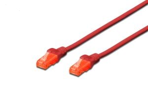 Digitus DK-1617-050-R  PATCH KABLO CAT.6 UTP 5 mt AWG 26-7 KIRMIZI