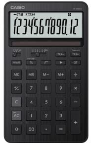 Casio JW-200DQ-BK 12 Hane Siyah Masa Üstü Hesap Makinesi