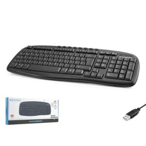 Hadron Hdx2609 Kablolu Multimedia Klavye Q Siyah
