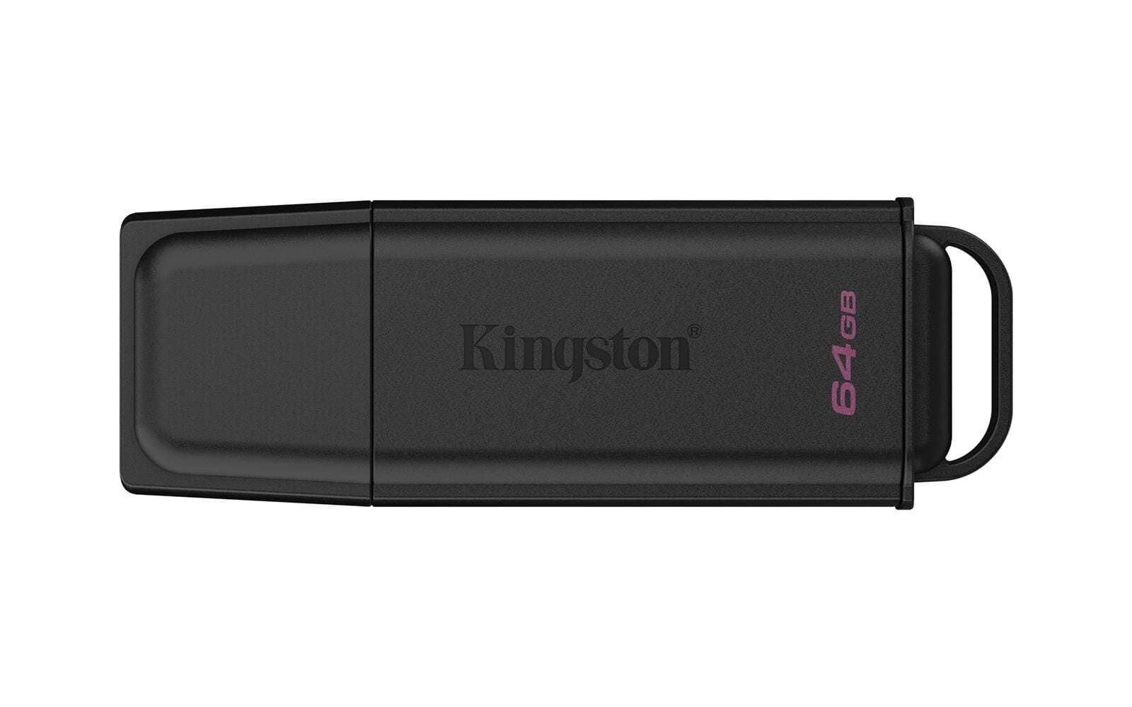 Kingston DTXG2-64GB 64GB Portable USB 3.2 Gen 1 DataTraveler Exodia Black Flash Bellek