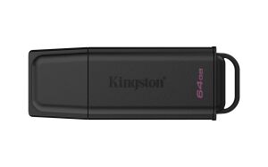 Kingston DTXG2-64GB 64GB Portable USB 3.2 Gen 1 DataTraveler Exodia Black Flash Bellek