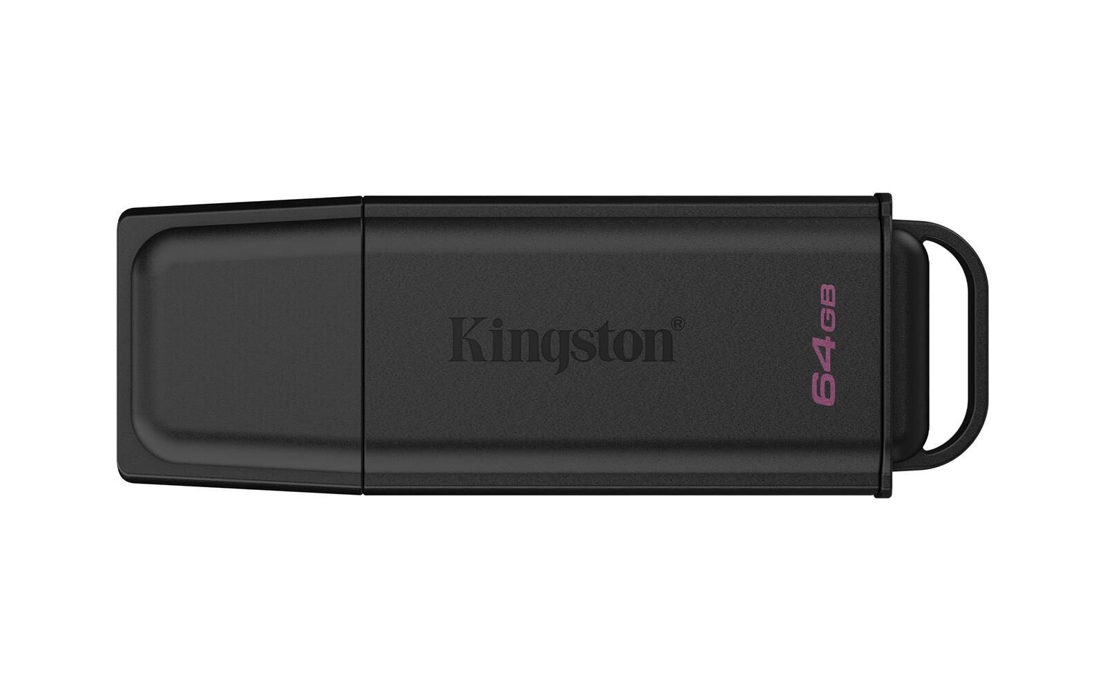 Kingston DTXG2-64GB 64GB Portable USB 3.2 Gen 1 DataTraveler Exodia Black Flash Bellek