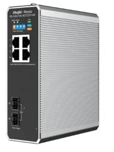 Ruijie RG-NIS21004GT2SFP-HP 4x10-100-1000 PoE+ 2xSFP Port IP40 Harici Güç Kaynağı Endüstriyel Switch
