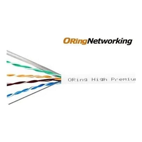 ORING RW-U0605WH U/UTP CAT6 23AWG LSZH 250MHZ 500 METRE BAKIR SARI RENK NETWORK KABLOSU