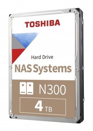 4TB TOSHIBA N300 7200RPM SATA3 NAS 256MB HDWG440UZSVA