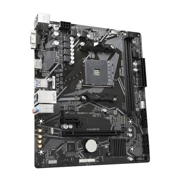 GIGABYTE A520M K V2 DDR4 5100Mhz(OC) HDMI M.2 mATX AM4