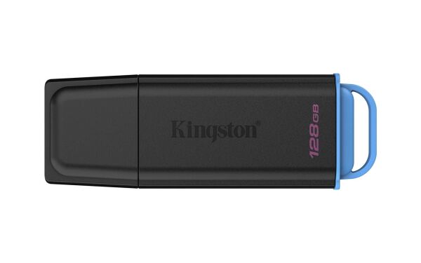 Kingston DTXG2-128GB 128GB Portable USB 3.2 Gen 1 DataTraveler Exodia Black-Blue Flash Bellek