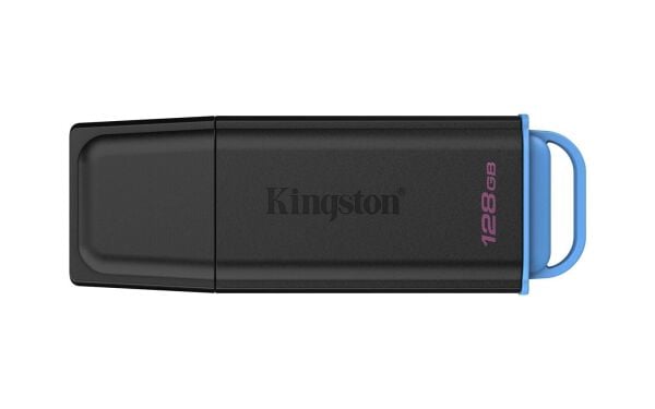 Kingston DTXG2-128GB 128GB Portable USB 3.2 Gen 1 DataTraveler Exodia Black-Blue Flash Bellek