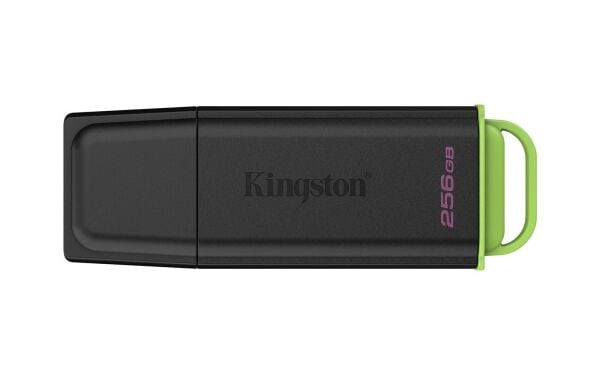 Kingston DTXG2-256GB 256GB Portable USB 3.2 Gen 1 DataTraveler Exodia Black-Green Flash Bellek
