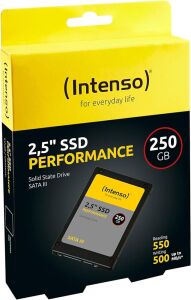 Intenso 250Gb Performance 250GB 2.5'' Sata3 550MB-500MB-s Ssd Harddisk