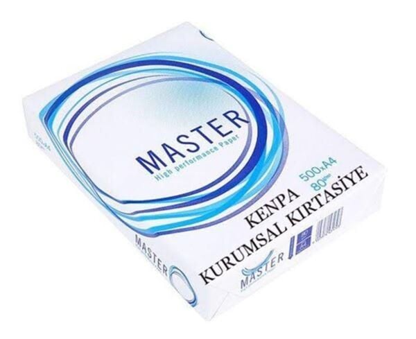 Master A4 Fotokopi Kağıdı 80gr-500 lü 1 koli= 5 paket