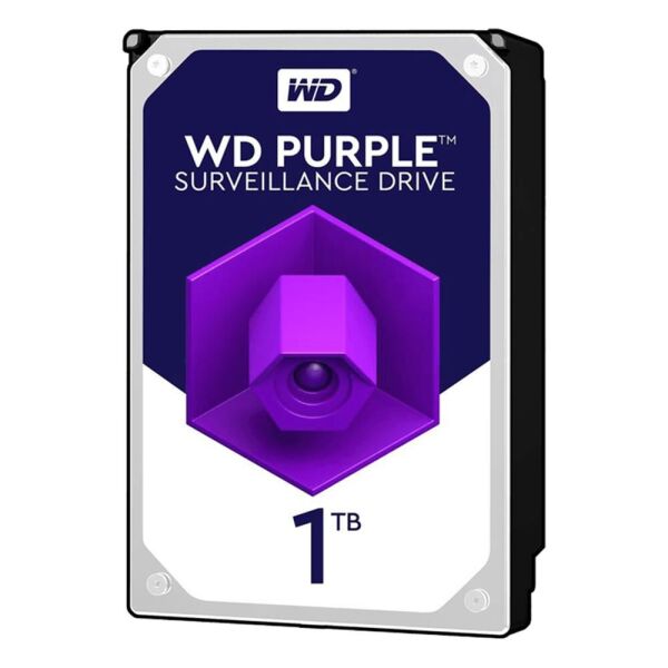 Wd 1Tb Purple 3,5'' 64Mb 5400Rpm Wd10Purz Harddisk (Resmi Distribitör Ürünü)