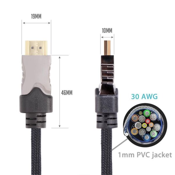 Vcom CG510-3.0 Siyah 3.0MT 1.4V Hdmi-M-Hdmi-M Kablo