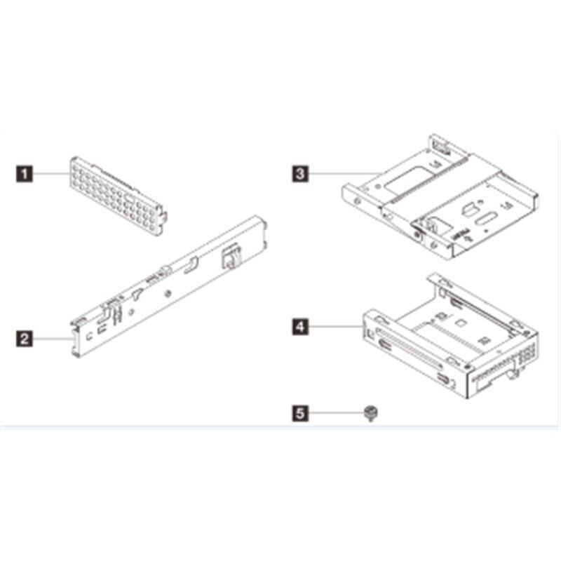 LENOVO ST45 V3 1x3.5 HDD + ODD Cage Kit 4XF7A96626