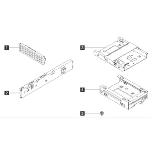 LENOVO ST45 V3 1x3.5 HDD + ODD Cage Kit 4XF7A96626