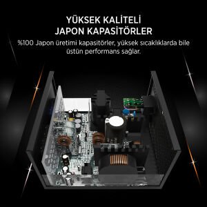 James Donkey JDP1050 APFC 12CM 1050W Bronze 80+ ATX 3.1 PCI-E 5.1 Power Supply