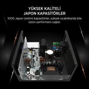James Donkey JDP850 APFC 12CM 850W Bronze 80+ ATX 3.1 PCI-E 5.1 Power Supply