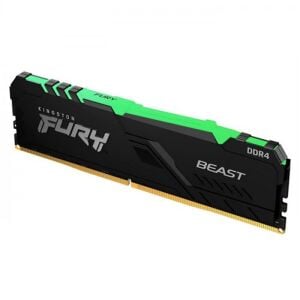Kingston Fury Beast RGB KF436C18BBA-16 16GB (1x16GB) DDR4 3600MHz CL18 Siyah Gaming Ram (Bellek)