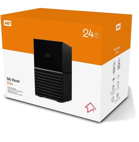 Wd 24TB MyBook 3.5'' WDBBGB0240HBK-EESN Usb 3.2 Siyah Harici Disk