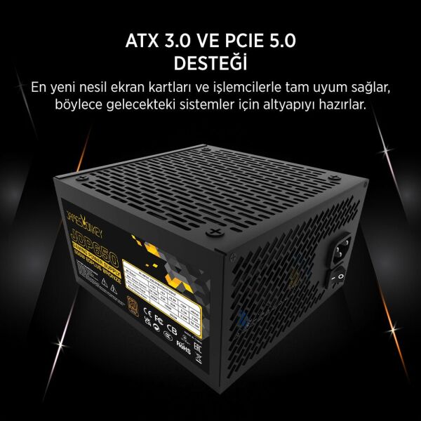 JAMES DONKEY JDP650 APFC 12CM 80+ BRONZE 650W PSU
