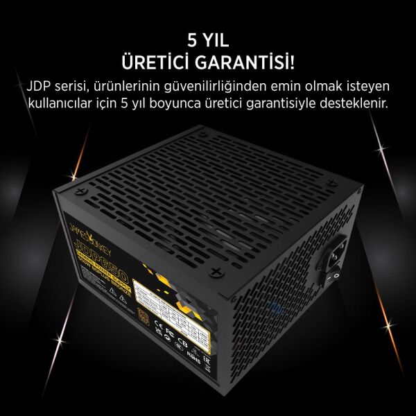 JAMES DONKEY JDP650 APFC 12CM 80+ BRONZE 650W PSU