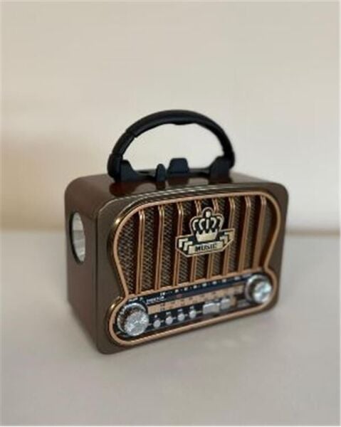 Everton RT-826M  Bluetooth-USB-SD-FM Şarjlı  Nostaljik Radyo El Fenerli