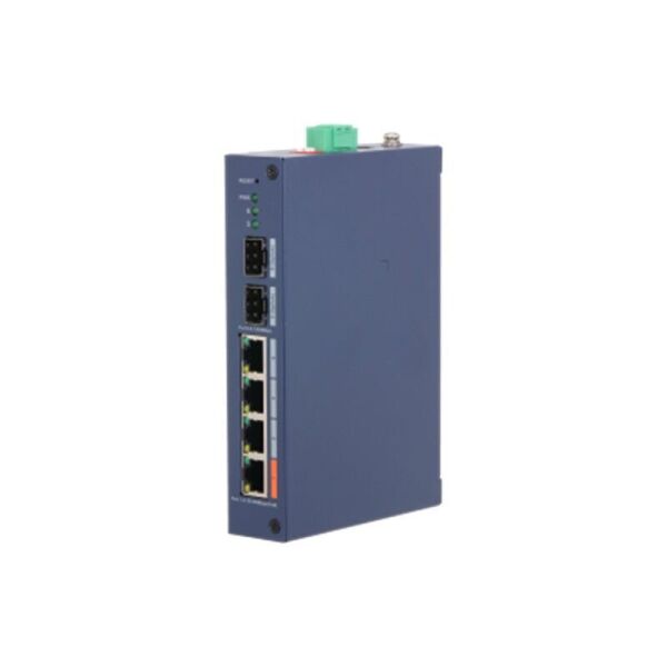 DAHUA CHS4206-4ET-60 4 PORT 10/100 + 2 PORT SFP UPLINK 60W POE CLOUD YÖNETİLEBİLİR ENDÜSTRİYEL SWITCH