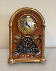 Everton RT-719  Şarjlı, Saat Göstergeli Nostaljik Radyo( Bluetooth-USB-SD-FM)