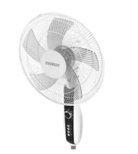 Everest FAN11 CoolAir Beyaz 16'' Maks 50W 5 Kanat 3 Kademe 1200RPM Zaman Ayarlı Vantilatör- Pervanesi