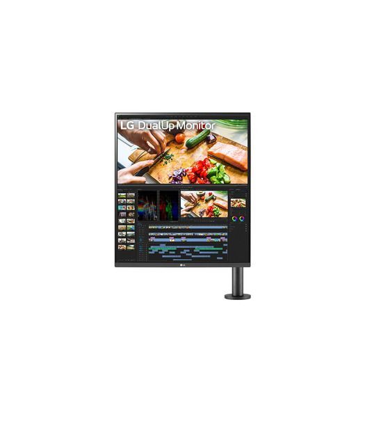 LG 28'' 28MQ780 5Ms 60Hz Dual Up QHD 2K Ergo Nano IPS Monitor